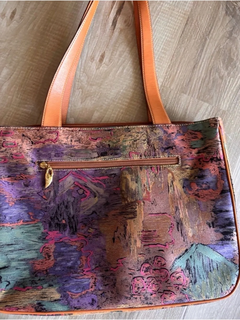 Vintage Vincent Van Gogh Museum Tote Bag - Abstract Art Print